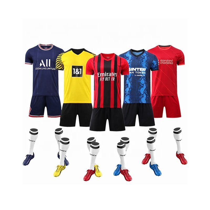 2022 Qatar World Cup Football Team Jersey Set T Shirt Suit Men Unisex Custom Soccer Wear