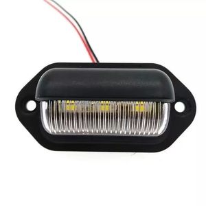 Nouveau feu de plaque d'immatriculation LED 6LED feu latéral arrière pour remorque de camion lourd 12V-24V blanc - Product Image 4