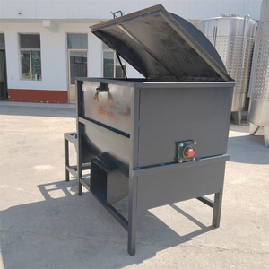 Mezcladora Horizontal de Baja Velocidad con Placa de Acero, Motor Eléctrico, Máquina Procesadora de Granos y Alimentos, Alto Nivel de Seguridad - Product Image 2
