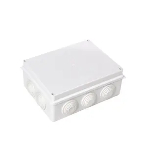 waterproof electrical enclosure circular reserve hole plastic junction box for power supply 200*100*70