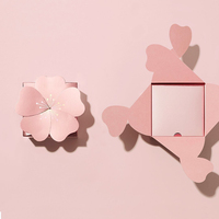 Boîtes d'emballage personnalisées pour crème cosmétique en forme de fleur, design unique, pour les soins de la peau