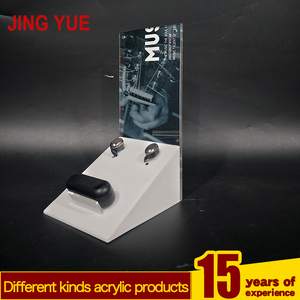 Exhibidor Acrílico Blanco Moderno, Elegante, de Lujo, Ecológico, Reciclable y Ligero para Escritorio - Product Image 6