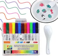 8/12 Colors Magical Water Painting Pen Set Water Floating Doodle Kids  Drawing Early Art Education Pens Magic Whiteboard Markers