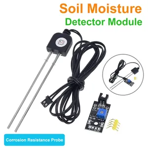 Soil Moisture Detector Module Soil Humidity Sensor Meter Hygrometer Water Tester Corrosion Resistance Probe DC 3.3-12V
