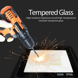 Reflector <span class=keywords><strong>LED</strong></span> <span class=keywords><strong>con</strong></span> <span class=keywords><strong>Sensor</strong></span> <span class=keywords><strong>de</strong></span> <span class=keywords><strong>Movimiento</strong></span> PIR <span class=keywords><strong>de</strong></span> 10W 20W 30W 50W <span class=keywords><strong>100W</strong></span> para Exteriores, 220V, Impermeable IP66, Blanco o Negro, para Jardín o Calle - Product Image 5