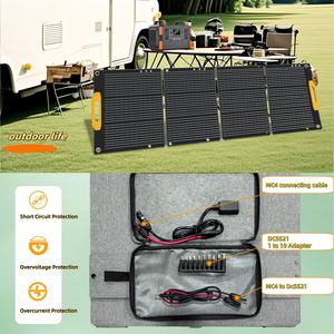 Othc-200w לוחות סולאריים ניידים מתקפל IP67 עמיד למים עבור קטנוע שימוש במערכת החשמל - Product Image 5