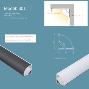 Indoor Business Office LED Linear <b>Light</b> Anodized Aluminum Surface Mounted Ceiling & Side Mounted Embedded Strip <b>Light</b> - Product Image 2