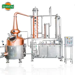 Red Copper Distilling Gin Vodka Whiskey Rum Brandy Distillery Equipment production line