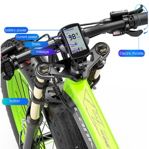 Stock entrepôt UE, Royaume-Uni, États-Unis - LANKELEISI XT750PLUS 1000W 48V 17.5Ah 26 pouces XT750PLUS -17.5AH-DC Vélo électrique à pneus larges - Product Image 2