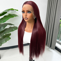 Perruques Lace Front 13x4 sans colle, à raie libre, en fibre synthétique premium, avec ligne de cheveux pré-épilée, pour femmes noires, vente en gros