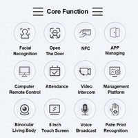 Torniquetes Android con Reconocimiento Facial Biométrico, Lector de Control de Acceso con Código QR, Pantalla Táctil, Sistema de Control de Acceso con Puerta RFID GSM