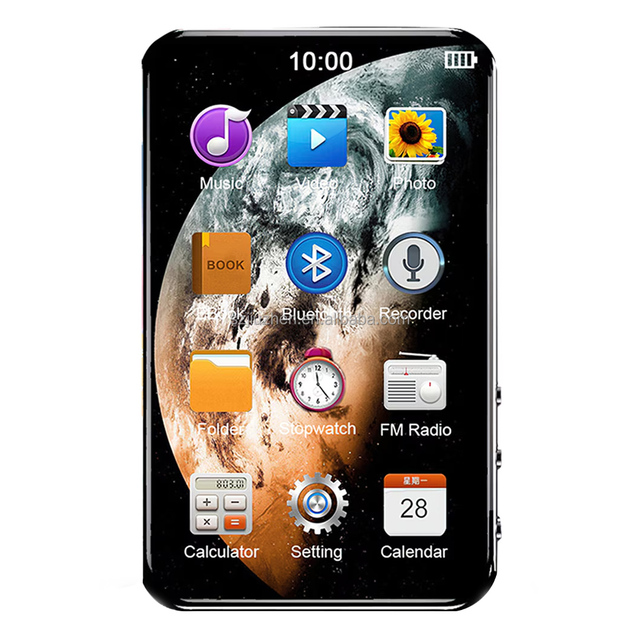 4.0" X20 Touch ScreenMP3 Music Player With Blue Tooth 16GB HiFi Lossless Audio Player With Built in Speaker