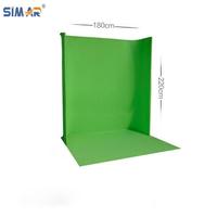 Layar Hijau Chroma Key YouTube Studio 100% Katun Muslin Anti-Kerut Desain untuk Pasokan Pabrik OEM ODM