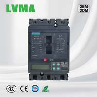 Disjoncteur à boîtier moulé LVMA MCCB LMM3Z-250H 100A-1600A 3P/4P Micrologic 5.0A Affichage électronique LCD 50/60Hz AC 415V/690V
