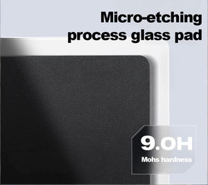 Tapis de souris en verre résistant à l'usure, à surface micro-gravée lisse et de haute qualité, très vendu - Product Image 2