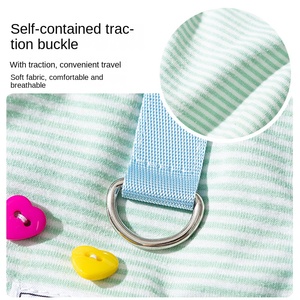 2025 Dễ Thương Teddy Pet Dog Quần Áo Cotton <span class=keywords><strong>S</strong></span>ọc Vest Cho Mùa Xuân Và Mùa Hè Hai Chân Dây Đeo Phim Hoạt Hình Phong Cách Cho Năm Mới Của - Product Image 4