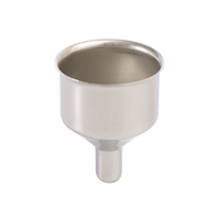 Entonnoir à liquide en acier inoxydable de petite taille Mini Entonnoir à vin Distributeur en forme de cône Entonnoir à canette d'huile Sous-emballage pour la cuisine