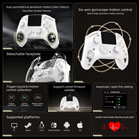 Control de Juego Inalámbrico Anbernic RGG01 para Android e iOS con Vibración, Pantalla IPS 2.5D, Giroscopio de 6 Ejes y Batería de 2100 mAh