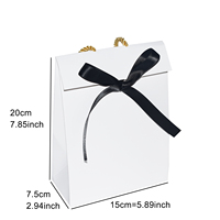 Caja de Papel Lista para Enviar, Embalaje Plegable, Cartón para Venta al por Menor, Embalaje Blanco, Caja de Cartón con Cierre de Velcro para Regalos