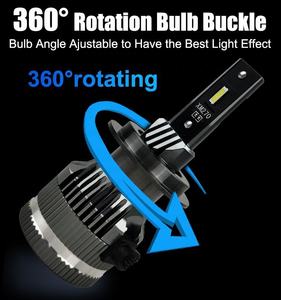 New Aluminum Universal Automatic Led Light <b>Bulb</b> 1860 CSP Custom Car Headlight Good Price H4 High Power Led Headlight - Product Image 4