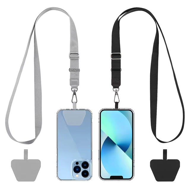 Custom Logo Sublimation YH Brand Cute Short Adjustable Lanyards 55cm Phone Wrist Strap Crossbody Mobile Accessories