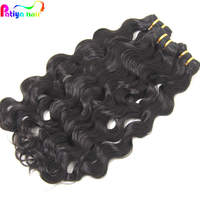 Patiya Venta al por mayor Raw-hair-vendor 8- 40 pulgadas Raw Indian Virgin Hair Double Drawn 14A Sin procesar 100 Human WAVY India Temple Hair