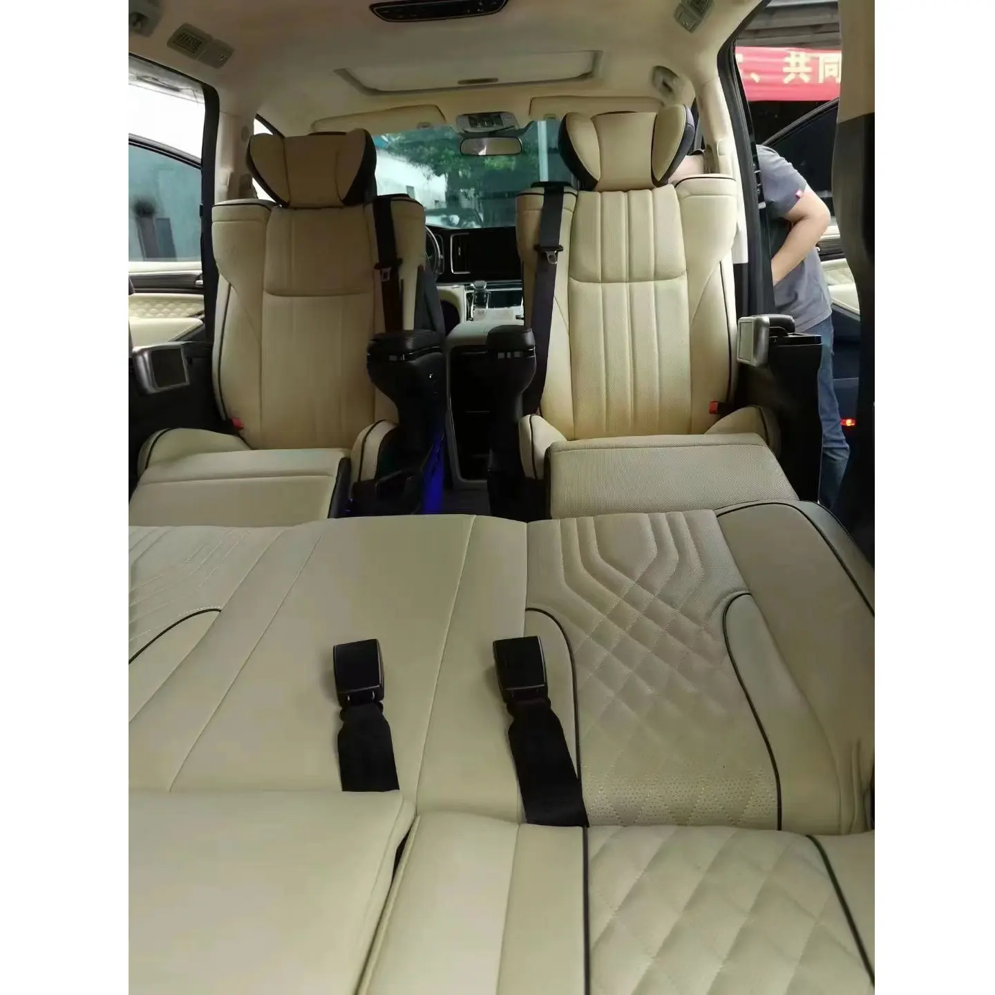 Assento elétrico van para assentos alphard para Toyota Coaster carro acessórios interiores