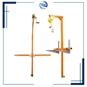 Kendaraan terpasang derek 12v Winch 500kg - 1 Ton listrik kecil Hoist Jib derek dengan kerekan tersedia - Product Image 1