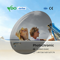 Lunettes photochromiques anti-lumière bleue Photomagic en gros, lentilles optiques anti-lumière bleue, prix des lentilles optiques Cr39 HMC, lentilles optiques pour lunettes