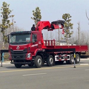 Camion grue articulée Shacman F3000 6x4 de 16 tonnes, chargeur de camions pliable de 20 tonnes pour la construction de ponts - Product Image 2