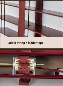 Venetian mù thành phần phụ kiện gỗ/nhôm/PVC Rèm Venetian thang băng hoặc thang chuỗi - Product Image 2
