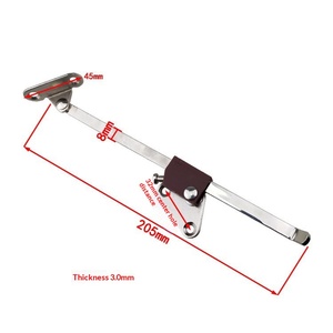 Thanh đỡ sắt, phụ kiện tủ gấp, bản lề cửa tủ gấp kiểu xương cá hai đoạn, thanh kéo dài cho ghế gấp - Product Image 6