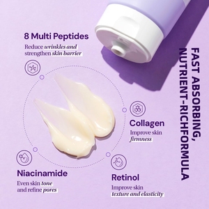 2025 soins de la peau coréen 8-multi peptides collagène acides hyaluroniques 4 en 1 <span class=keywords><strong>Anti</strong></span>-âge <span class=keywords><strong>Anti</strong></span>-rides collagène <span class=keywords><strong>crème</strong></span> pour le visage - Product Image 2