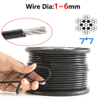 Câble de gym en nylon de 4 mm/5 mm/6 mm, assemblage de câble de gym pour équipement de fitness/câble de gym en nylon pour machine crossover