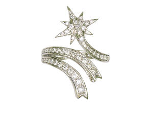 Bague en or 18 carats avec diamant naturel, bague de fiançailles en diamant tendance pour femmes, bague de promesse - Product Image 4