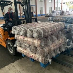 Housse de couette à motif jacquard en tissu polyester 100% et ensemble de literie Style sergé de haute qualité et bon marché avec taie d'oreiller - Product Image 5