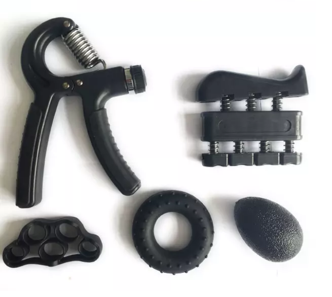 Оптoвaя прoдaжa 5 в 1, 5 штук в упаковке Регулируемый кистевой эспандер комплект для тренажерного зала фитнеса