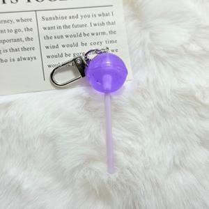 CHENXI Porte-clés personnalisé en résine 3D colorée, sucette irisée coréenne, breloques et accessoires pour clés - Product Image 4