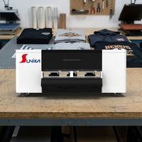 Imprimante DTF intelligente Sunika XP600 pour l'impression de vêtements, encre pigmentée CMYKW et découpe automatique