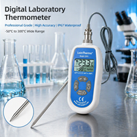 Thermomètre électronique de laboratoire pour sols et grains, sonde longue IP68, modèle LDT-3305