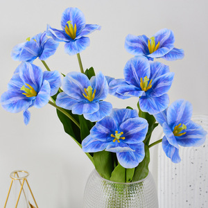 Vendita Diretta di Fiori Artificiali in Seta, Grandi <span class=keywords><strong>Tulipani</strong></span> Moderni per Decorazione Casa, Accessori per Fotografia, <span class=keywords><strong>Tulipani</strong></span> Stampati in 3D con Effetto Naturale - Product Image 3