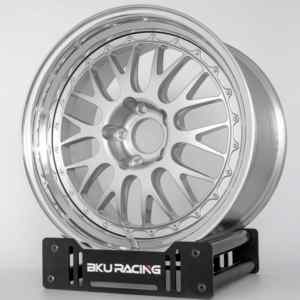 Bku 3 pièces roues E89 pour <span class=keywords><strong>Porsche</strong></span> 991 <span class=keywords><strong>Carrera</strong></span> <span class=keywords><strong>4S</strong></span> 911 Turbo S 992 GT3 RS 20 21 pouces personnalisé Double étape lèvre jante en alliage d'argent - Product Image 6