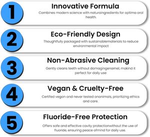 Vente en gros de <span class=keywords><strong>dentifrice</strong></span> à 10% d'hydroxyapatite nano, élimination des <span class=keywords><strong>taches</strong></span>, <span class=keywords><strong>anti</strong></span>-caries, blanchiment des dents naturel, <span class=keywords><strong>dentifrice</strong></span> pour dents sensibles - Product Image 5