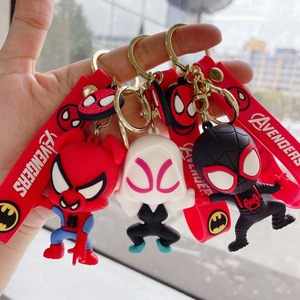 Phim Hoạt Hình Sáng Tạo Q-Phiên Bản Spider Người Đàn Ông Ba Lô Mặt Dây Chuyền Mát Nhựa Keychain Cho Bé Trai Cặp Của Nhỏ Hợp Thời Trang Quà Tặng Bán Buôn - Product Image 2