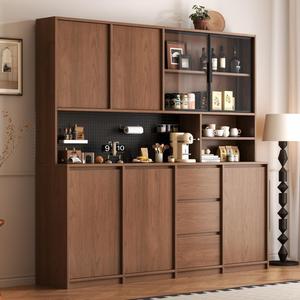 Buffet en bois massif avec armoire de rangement 900 mm de haut pour salle à manger et salon - Product Image 2