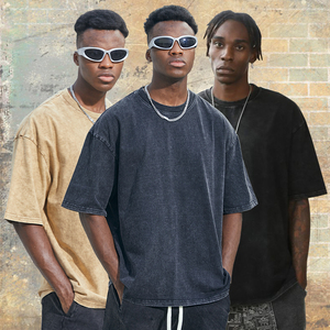 Camisetas de Alta Calidad 100% Algodón, Lavadas con Ácido, Estilo Retro, Talla Grande, Personalizadas, Vintage - Product Image 2