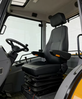 12V 24V Elektrische Luftfederung Stoßdämpfende Kabinenausrüstung Luftgefederter Sitz für LKW Lokomotive Baumaschinen
