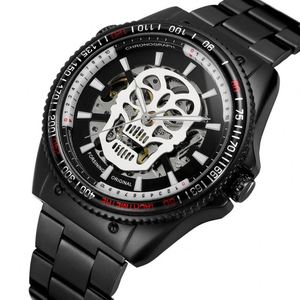 Reloj Mecánico FORSINING 8162, Nuevo Modelo, para Caballero, con Correa de Acero Inoxidable, Esfera Grande, Automático, para Negocios - Product Image 1