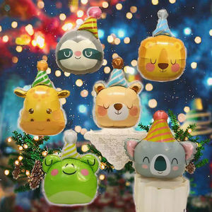 Ballons <span class=keywords><strong>de</strong></span> fête à prix abordable : Fournisseur <span class=keywords><strong>de</strong></span> ballons en aluminium jetables en forme <span class=keywords><strong>de</strong></span> tête d'animal <span class=keywords><strong>de</strong></span> dessin animé pour les fêtes d'<span class=keywords><strong>anniversaire</strong></span> des enfants et les événements scolaires - Product Image 3