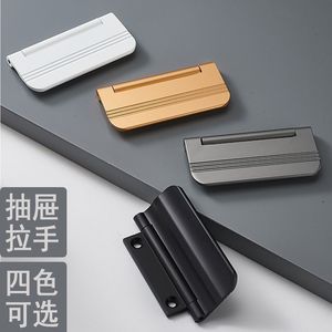 Tiradores de cajón ocultos sin taladro, modernos y minimalistas, para puertas de armario, roperos y mesitas de noche. - Product Image 1